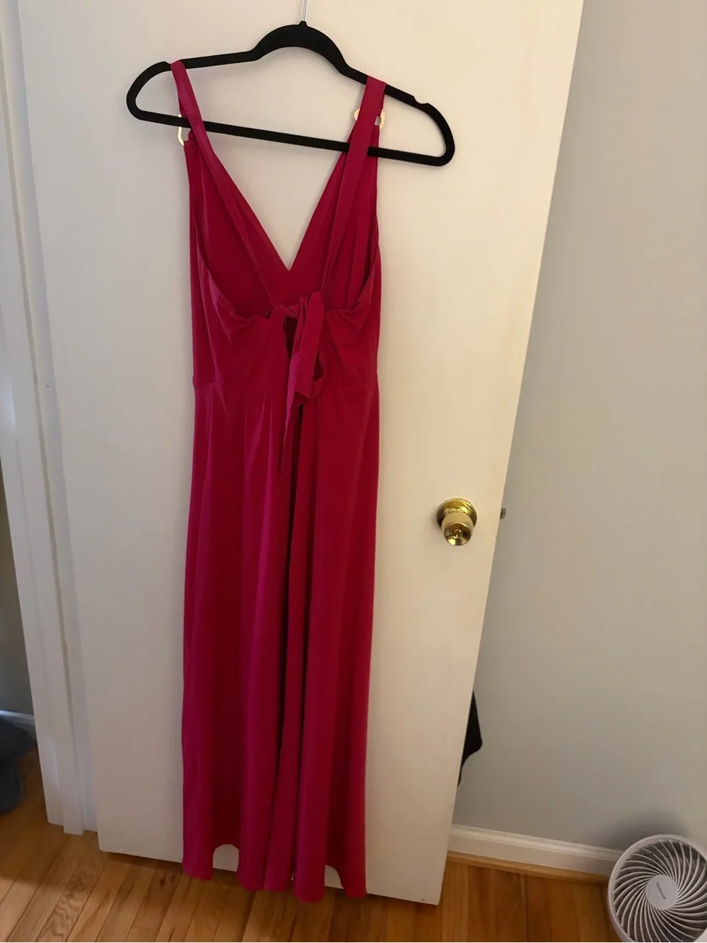 Abercrombie & Fitch Dipped waist hardware maxi dress